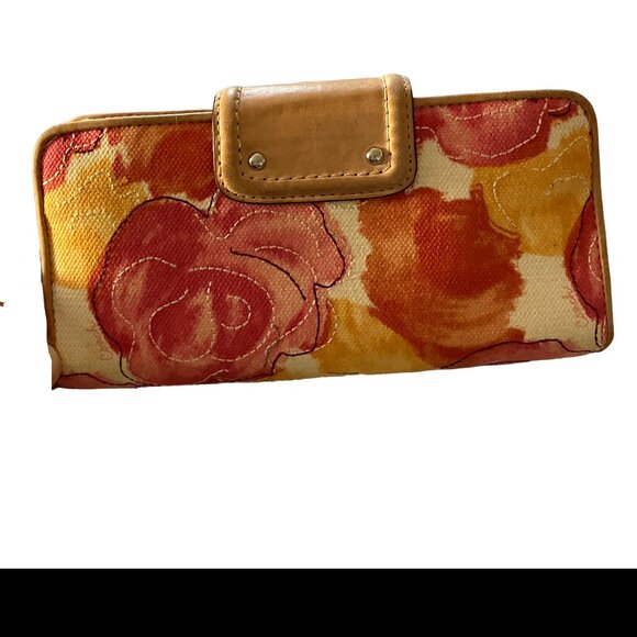 EUC Vintage Coach Ashley Floral Wallet - Picture 2 of 11